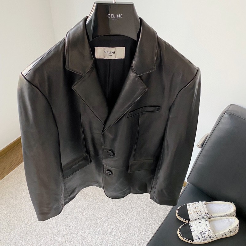 Celine Leather Jacket