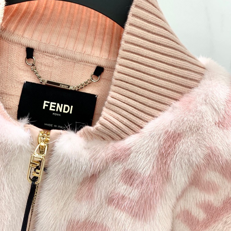 Fendi Mink Hair Cardigan