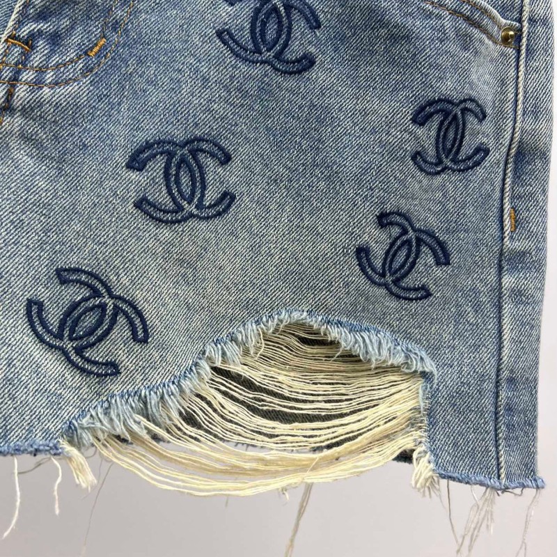 Chanel Denim Shorts