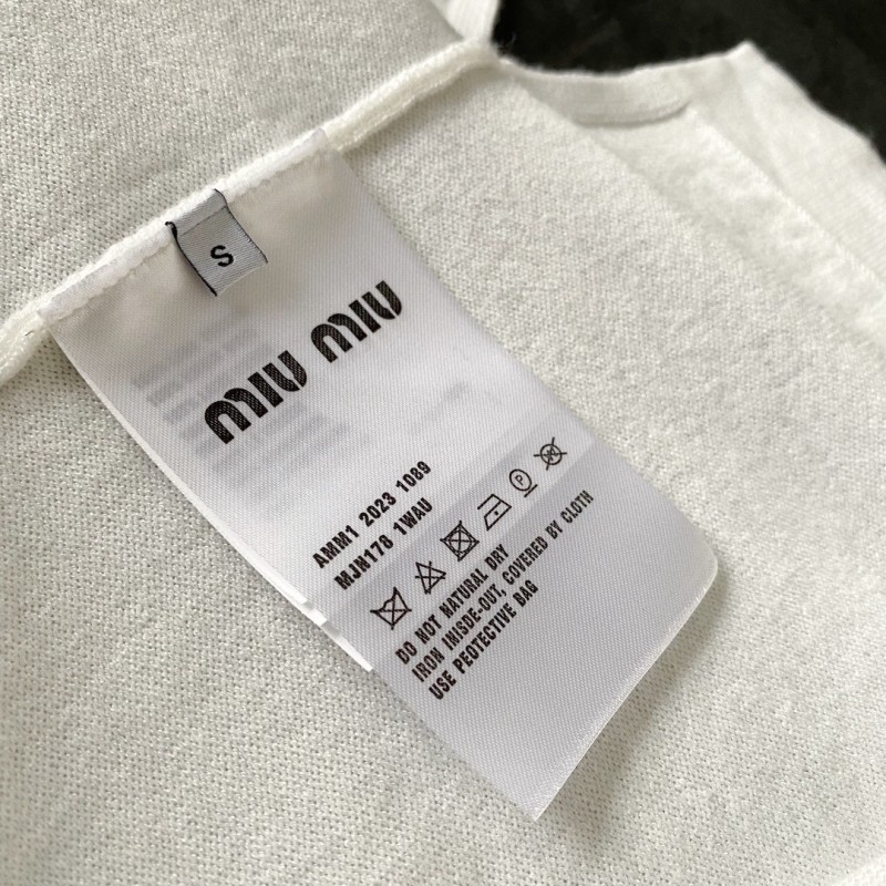 MiuMiu Knit Polo Tee