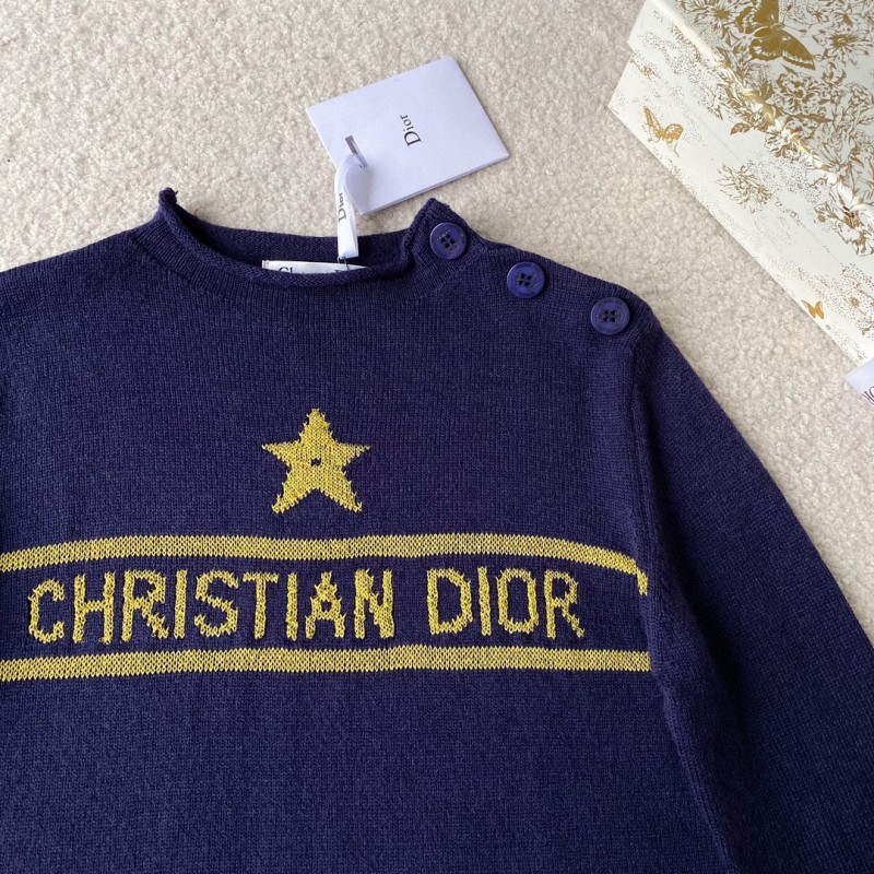 Dior Knit Shoulder Buckle Shirt