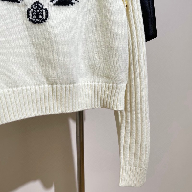 Prada Knit Shoulder Buckle Sweater