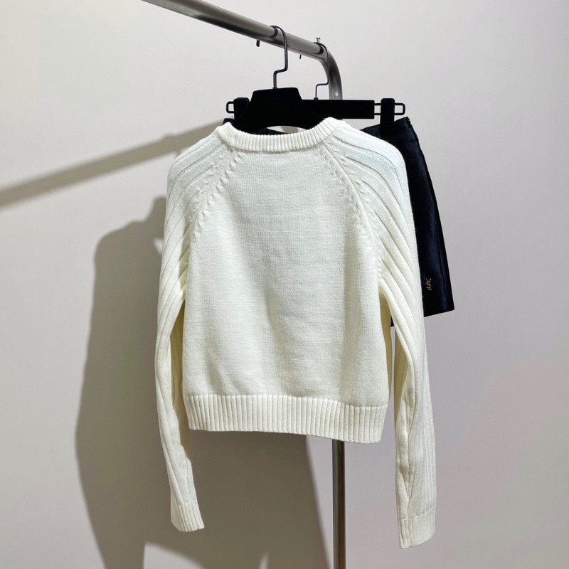 Prada Knit Shoulder Buckle Sweater