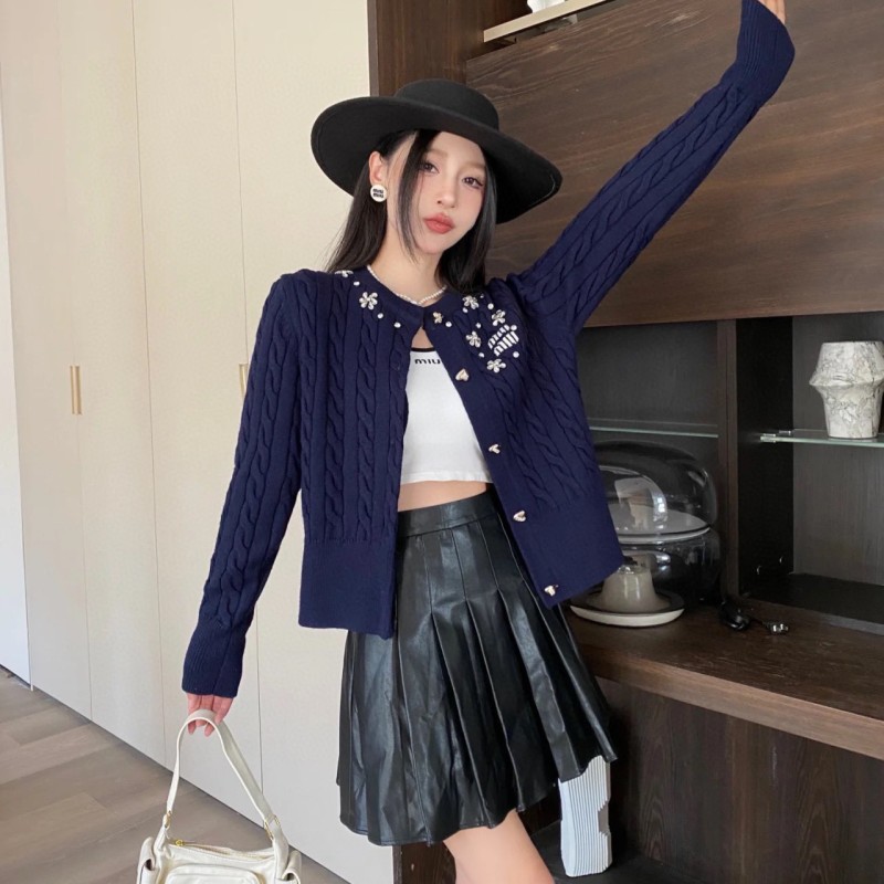 MiuMiu Knit Cardigan Sweater