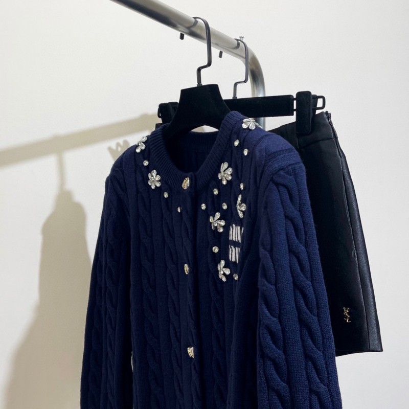 MiuMiu Knit Cardigan Sweater