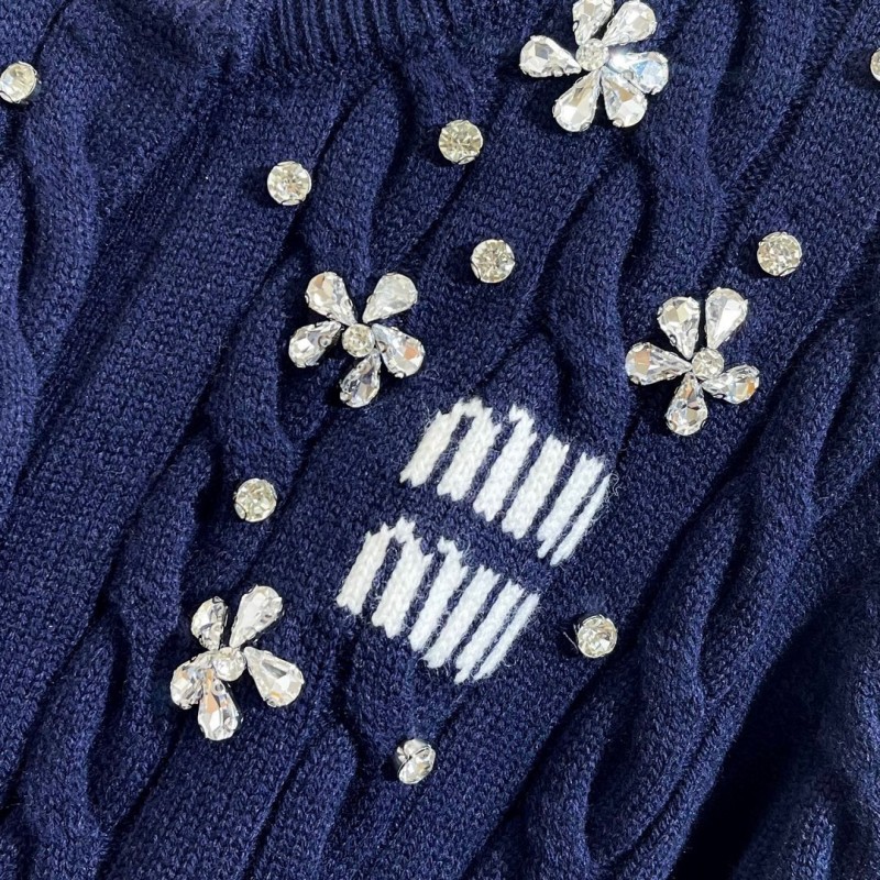 MiuMiu Knit Cardigan Sweater