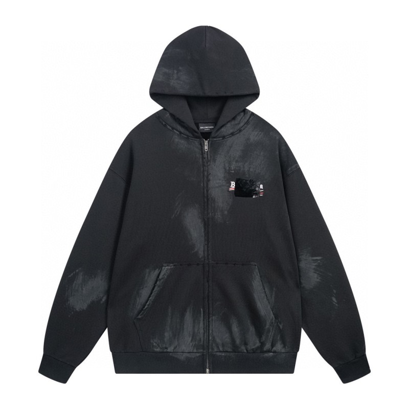 Balenciaga Unisex Zipper Hoodie