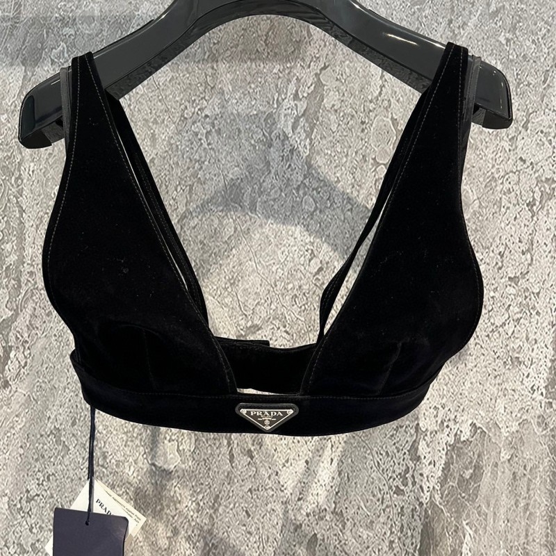 Prada Velvet Tube Top