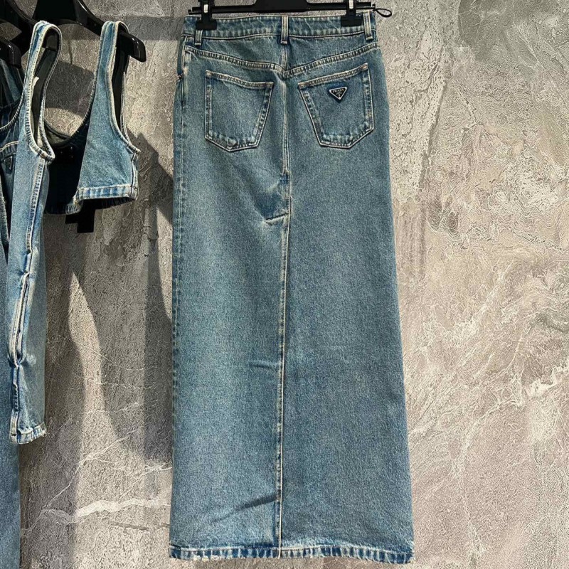 Prada Denim Skirts