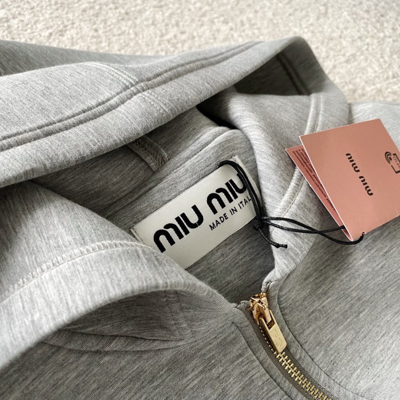 MiuMiu Unisex Zipper Jacket