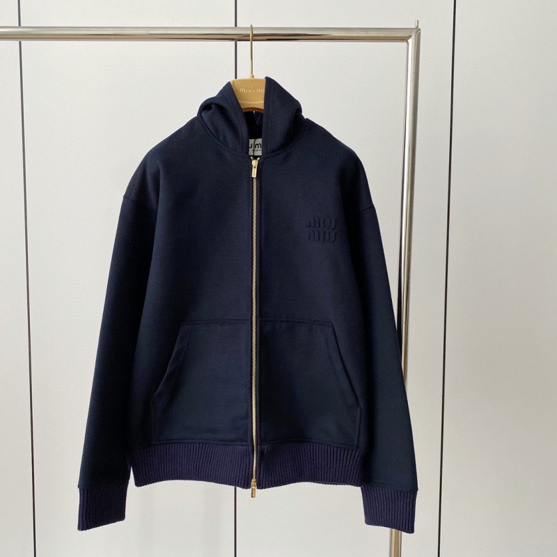 MiuMiu Unisex Zipper Jacket