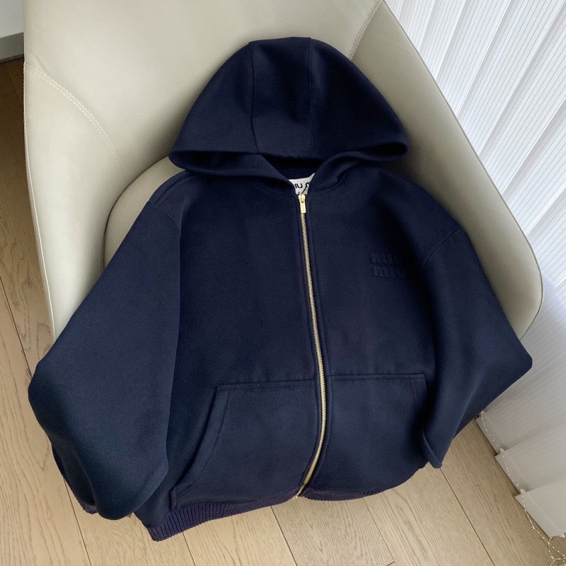 MiuMiu Unisex Zipper Jacket