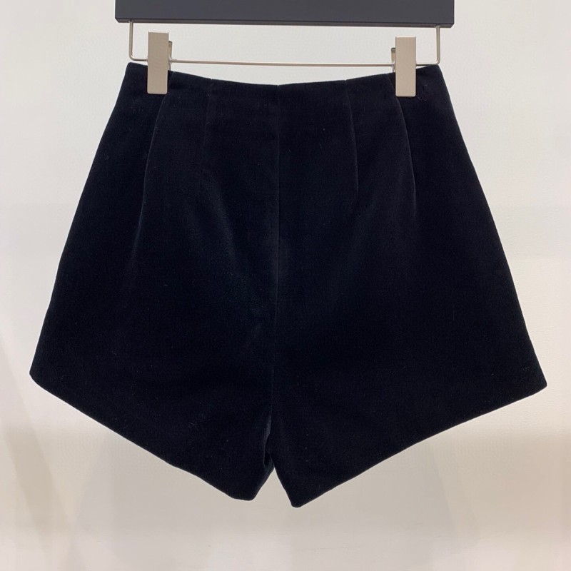 YSL Velvet Shorts