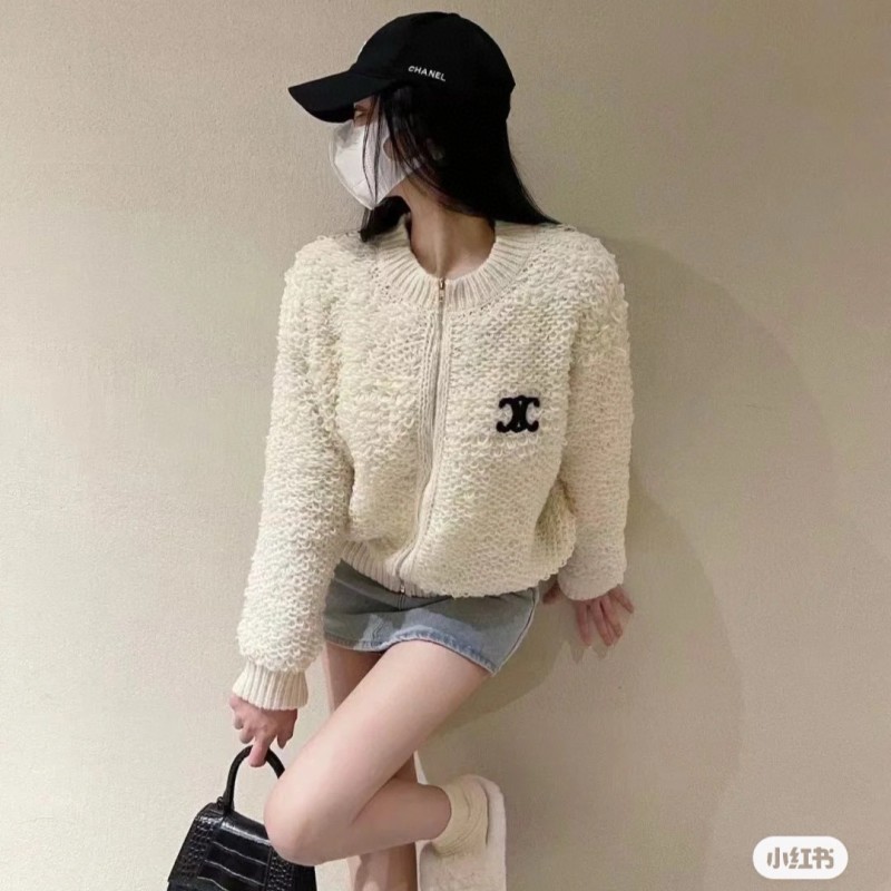 Celine Wool Knit Cardigan