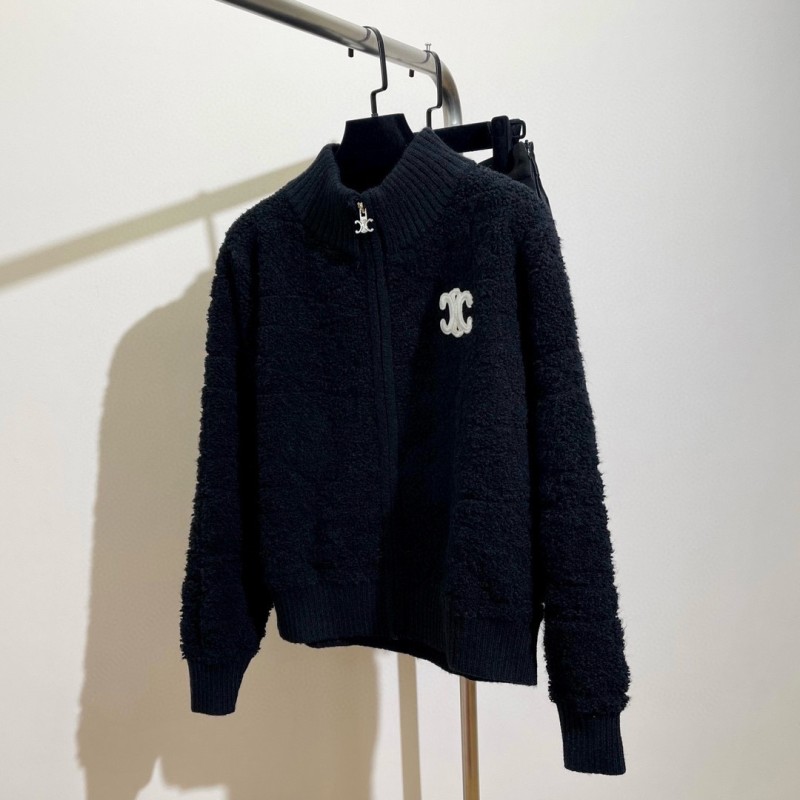 Celine Wool Knit Cardigan