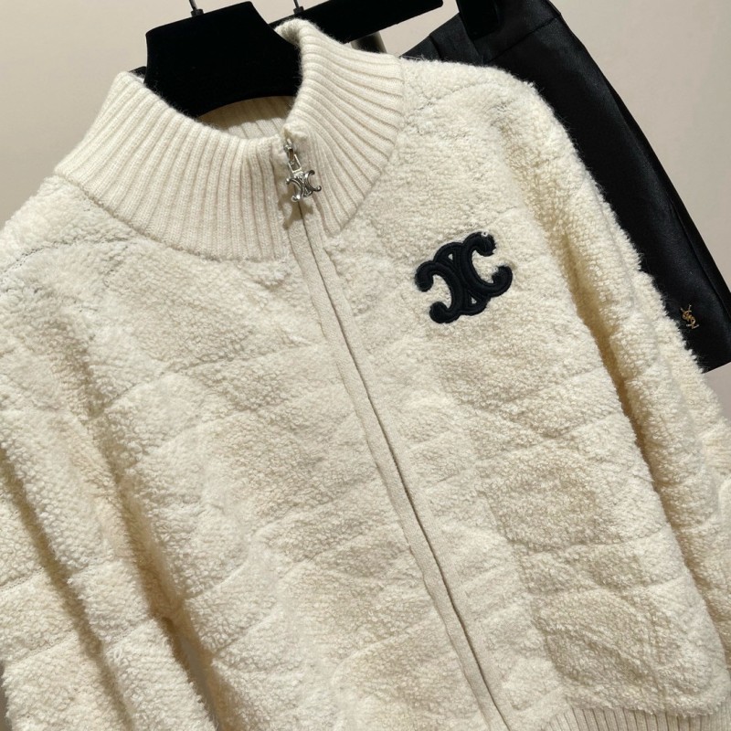 Celine Wool Knit Cardigan