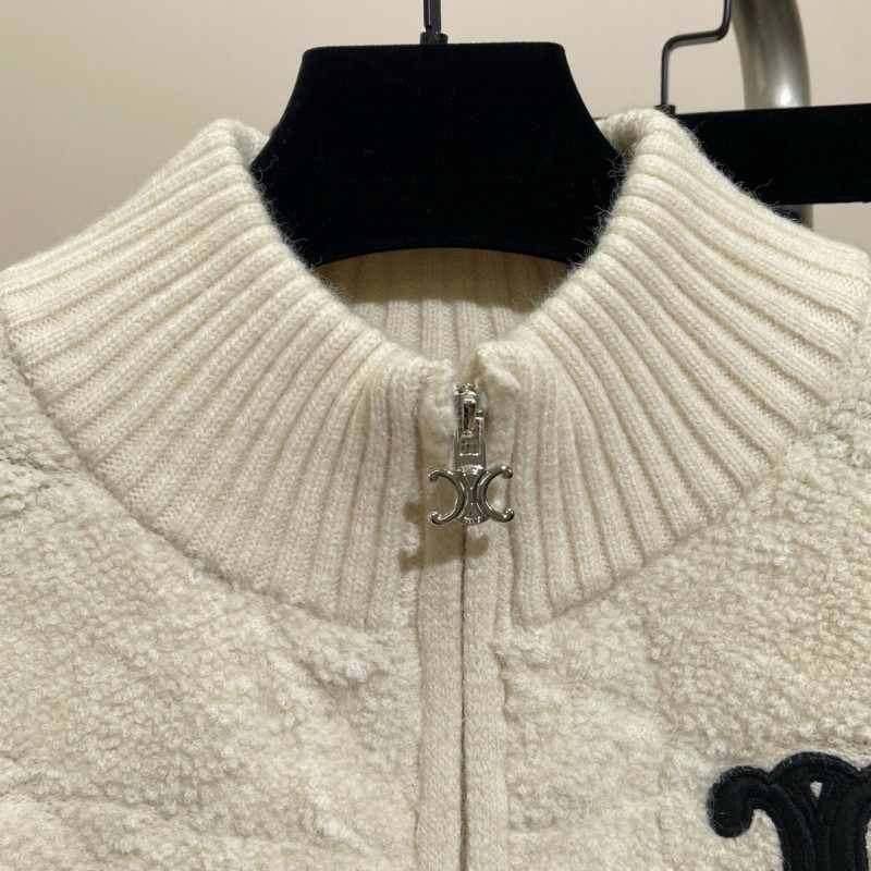 Celine Wool Knit Cardigan