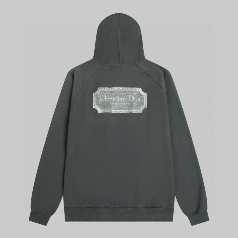 Dior Unisex Zipper Hoodie