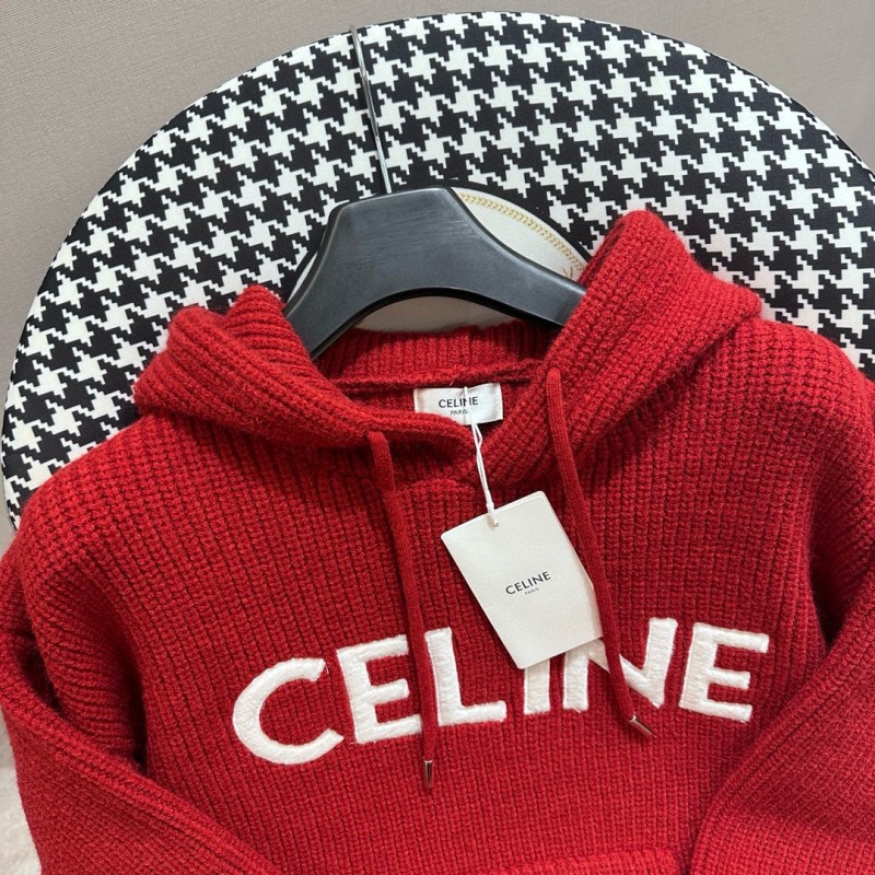 Celine Unisex Knit Hoodie