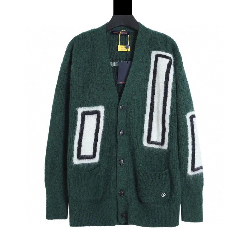 LV Unisex Mohair Cardigan