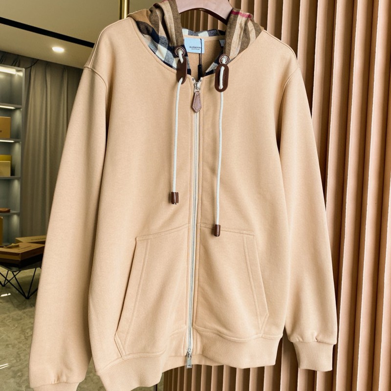 Burberry Unisex Zipper Hoodie