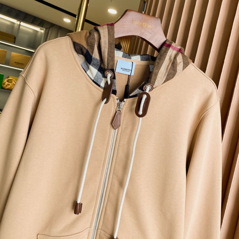 Burberry Unisex Zipper Hoodie