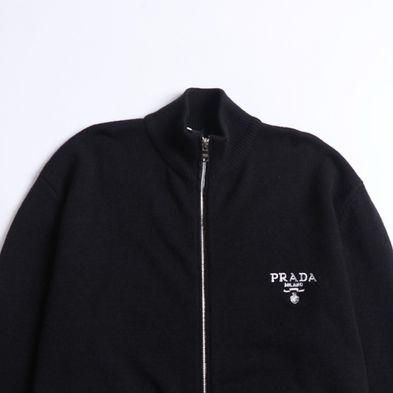 Prada Unisex Cashmere Zipper Jacket