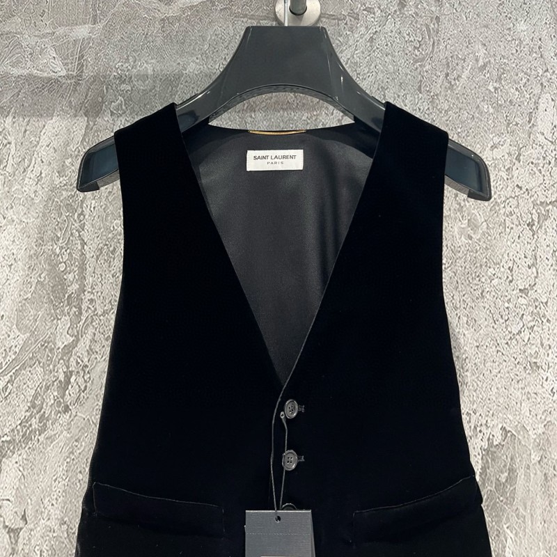 YSL Velvet Vest