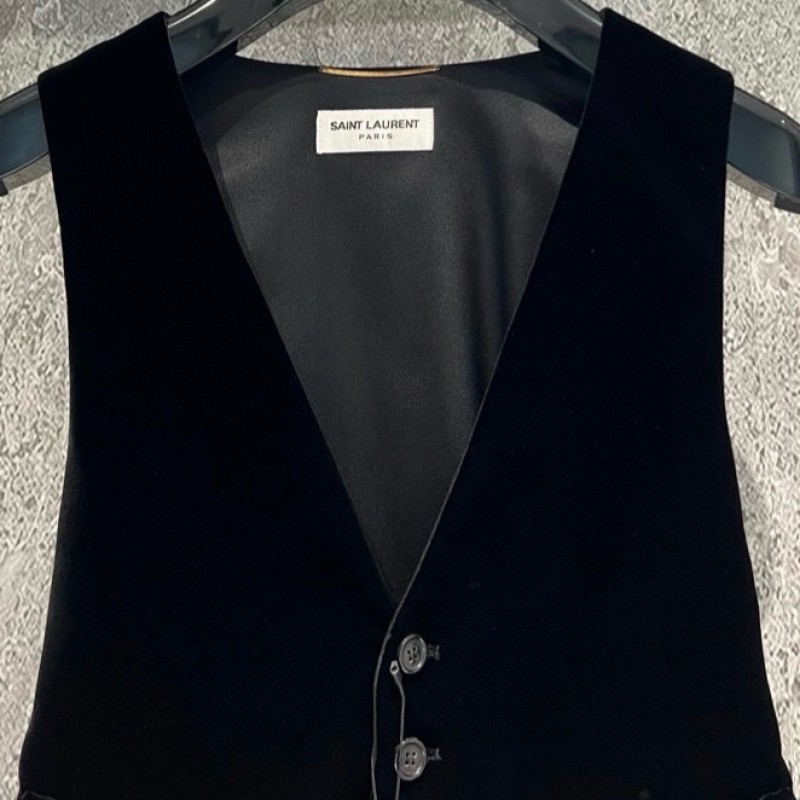 YSL Velvet Vest