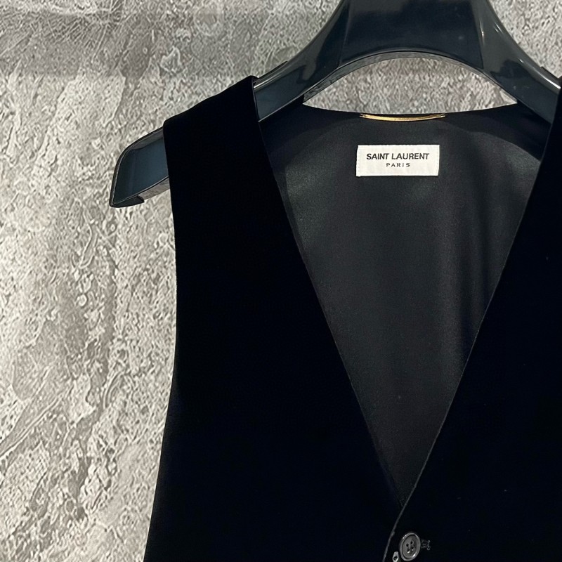 YSL Velvet Vest