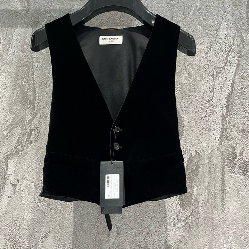 YSL Velvet Vest