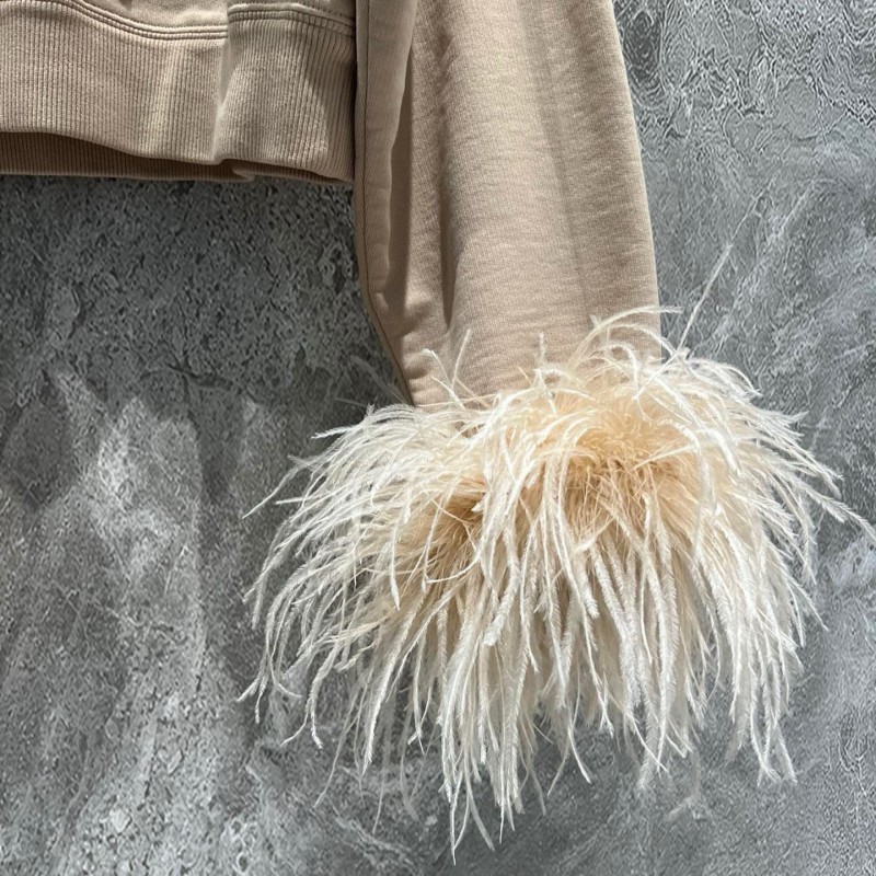 Prada Ostrich Feather Sweater