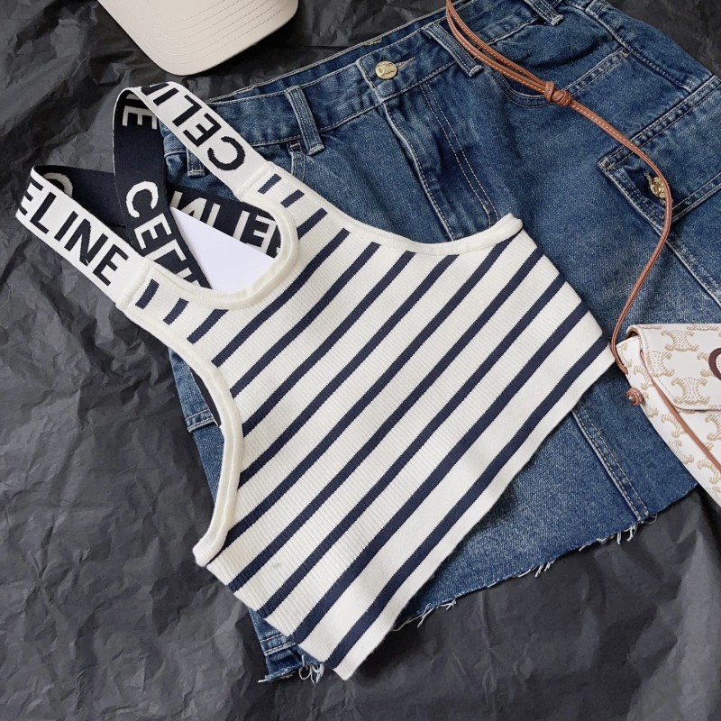 Celine Singlet Crop Top