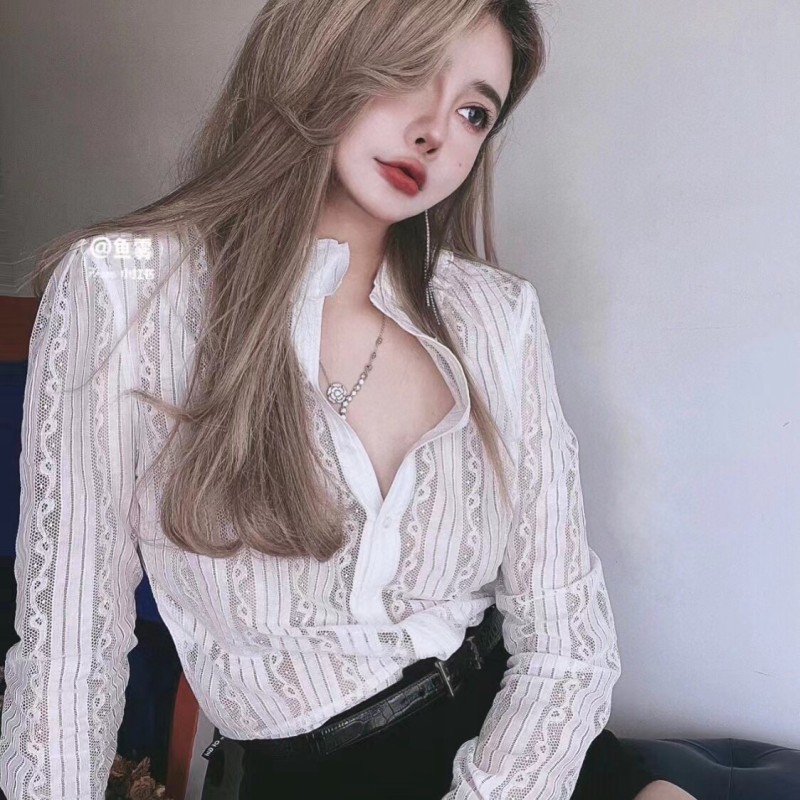 YSL Lace Long Sleeves Shirt