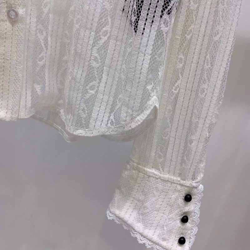 YSL Lace Long Sleeves Shirt