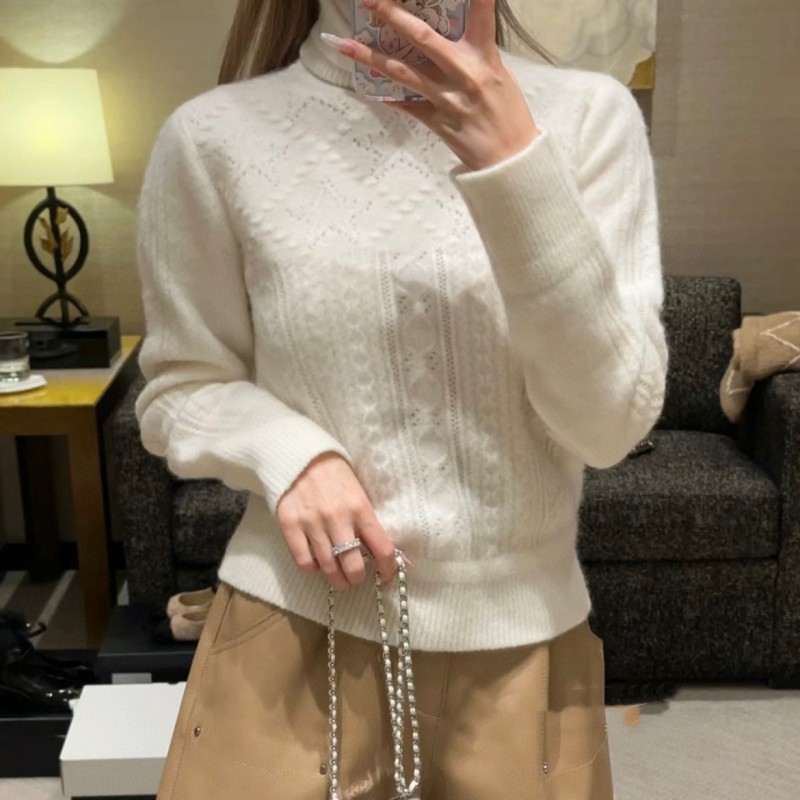 Chanel Wool Turtleneck Sweater