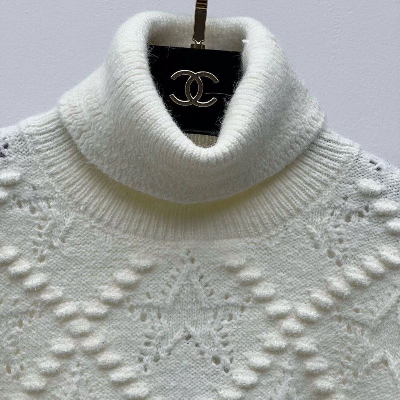 Chanel Wool Turtleneck Sweater