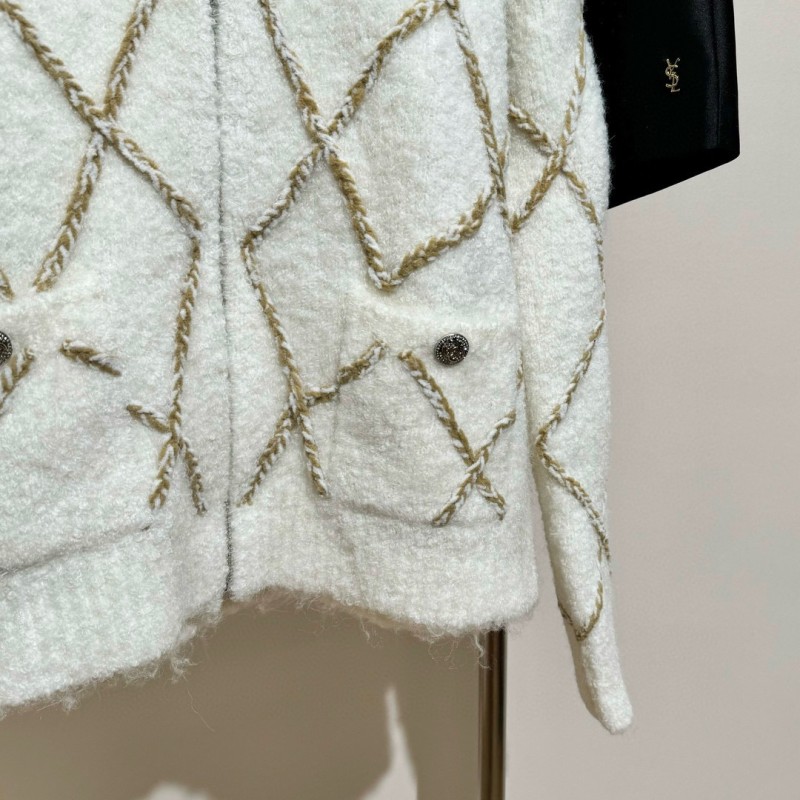 Chanel Zipper Cardigan Sweater