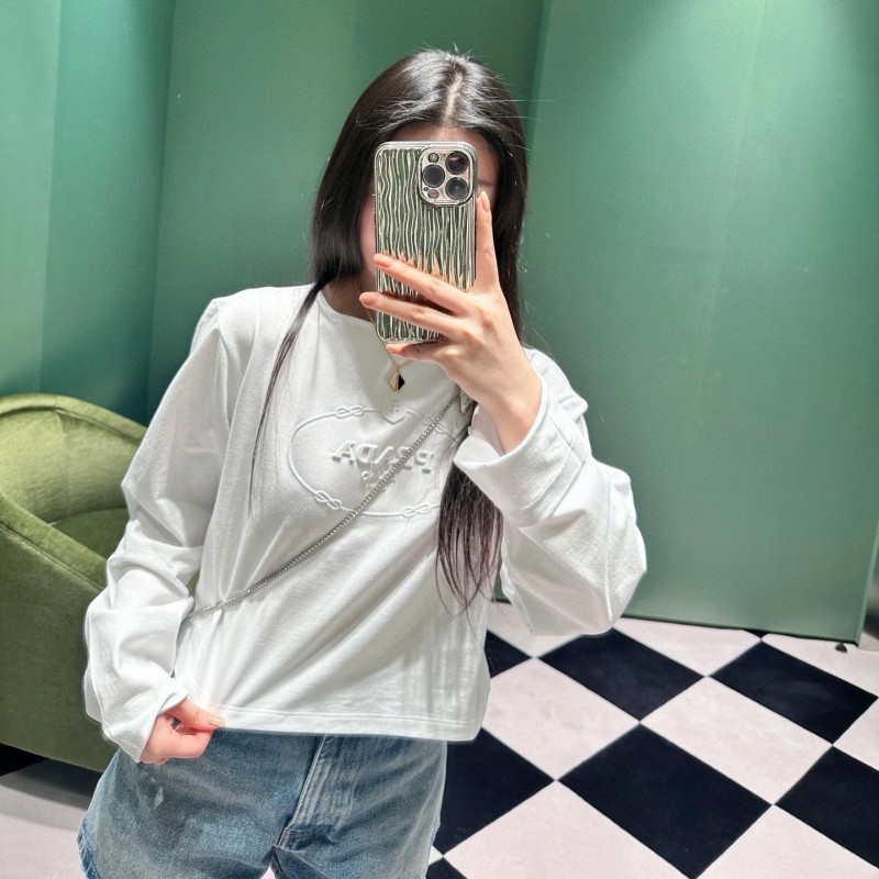 Prada Long Sleeves Tee