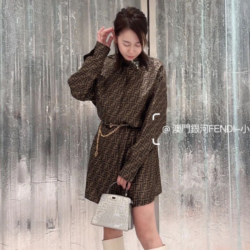 Fendi Silk Shirt Dress