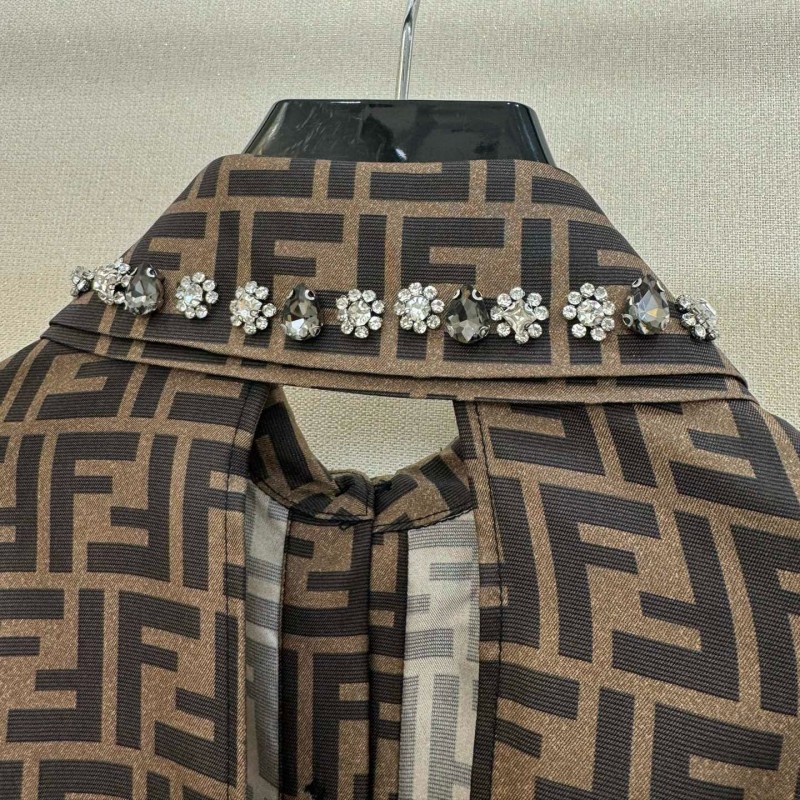 Fendi Silk Shirt Dress