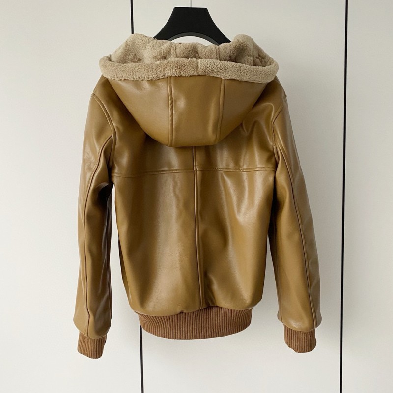 LV Unisex Reversible Leather Jacket