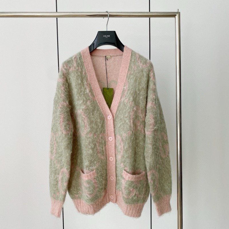 Gucci Reversible Mohair Cardigan Jacket