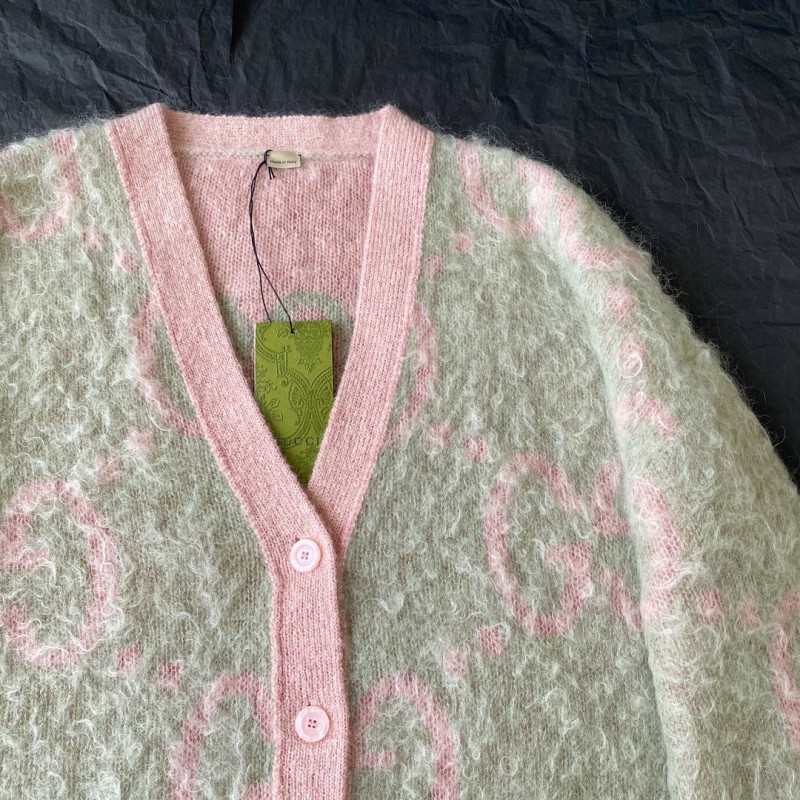 Gucci Reversible Mohair Cardigan Jacket