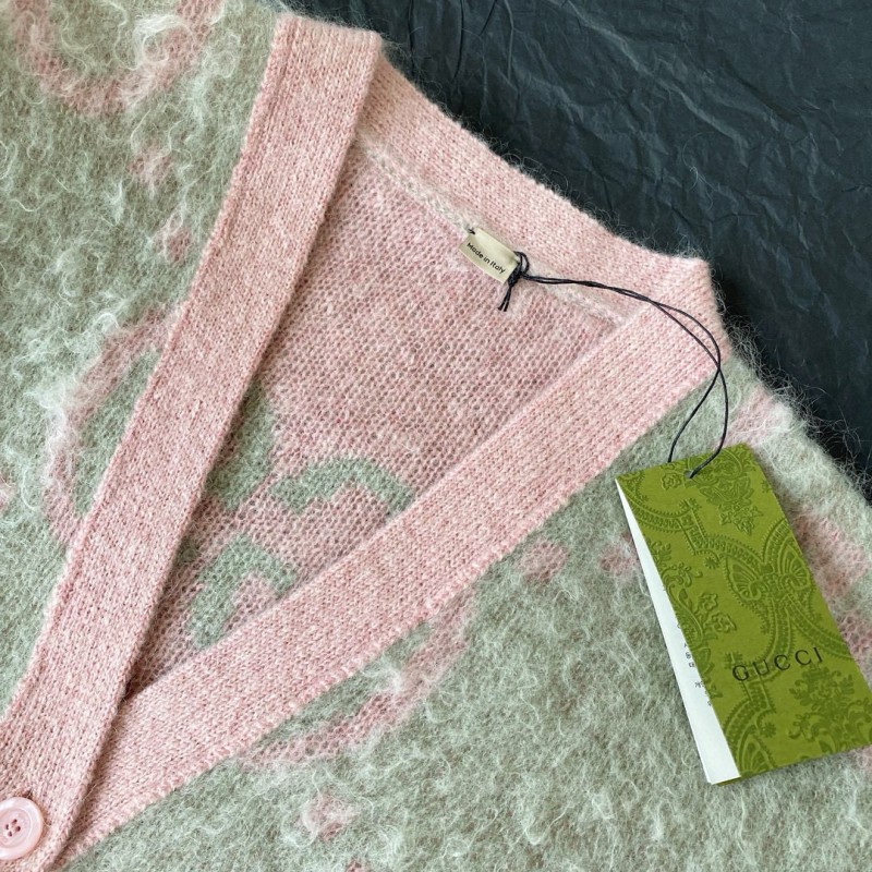 Gucci Reversible Mohair Cardigan Jacket