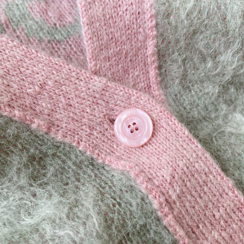 Gucci Reversible Mohair Cardigan Jacket