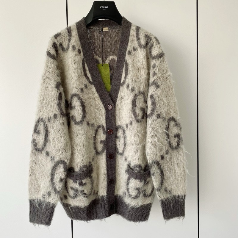 Gucci Reversible Mohair Cardigan Jacket