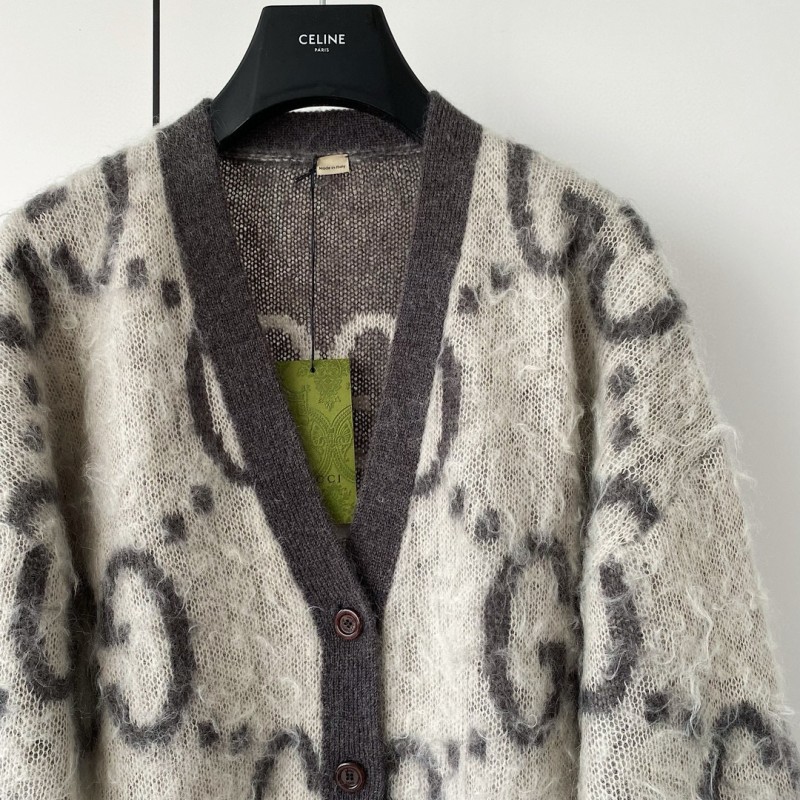 Gucci Reversible Mohair Cardigan Jacket