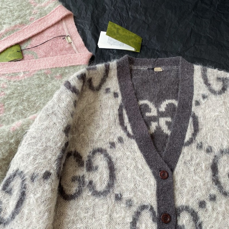 Gucci Reversible Mohair Cardigan Jacket