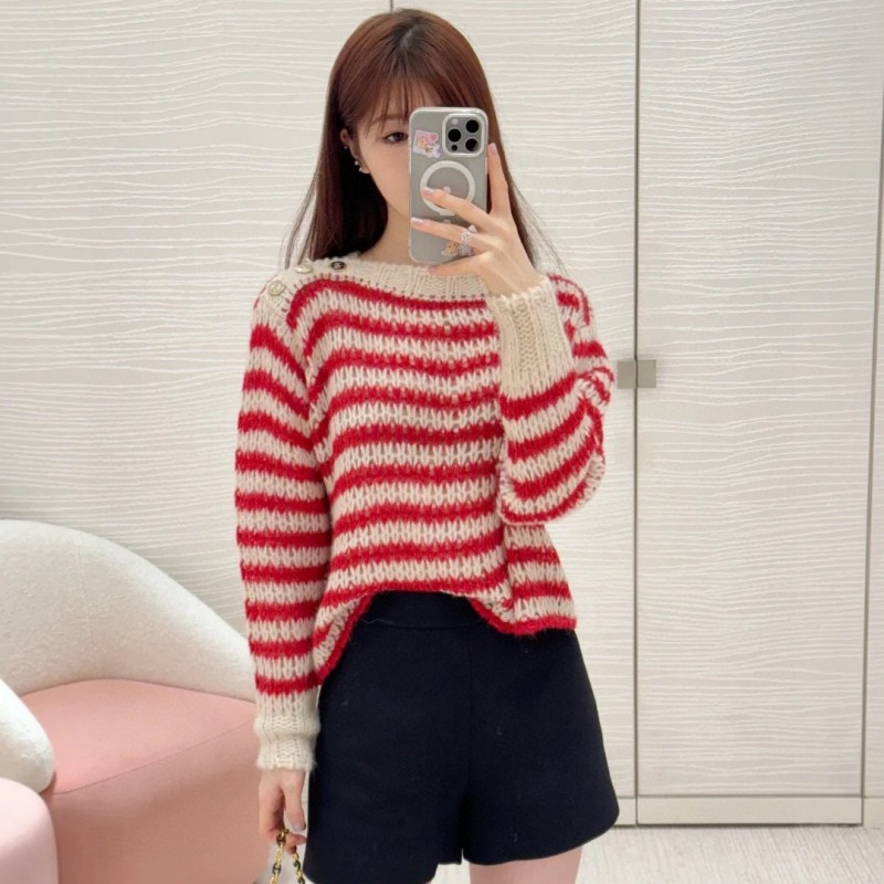 Dior Shoulder Buckle Sweater